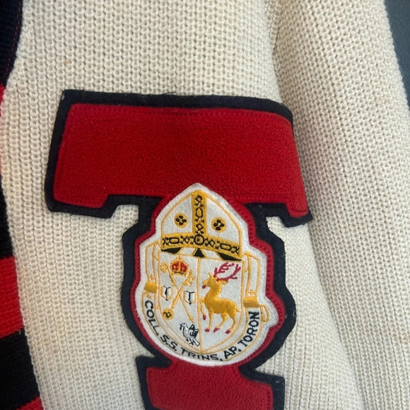 Not for sale Vintage men’s collegiate cardigan L in need of help!  I - Picture 2 of 8